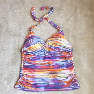 Chaps Tank-tini Swim Top, Women’s Size 12